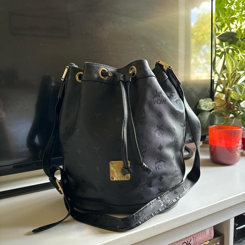 Vintage MCM bucket bag
